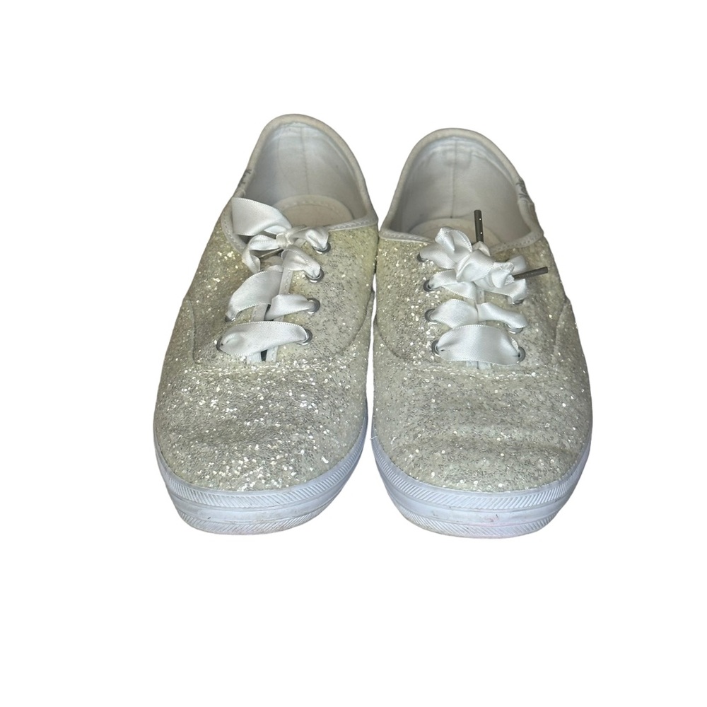 KEDS FOR KATE SPADE WHITE GLITTER SHOE